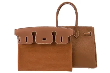 Hermes 3 En 1 Birkin 30 Bag in Togo Swift Canvas Gold Featured Image