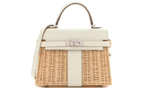 Hermes Mini Kelly Picnic Bag in Wicker Swift Featured image