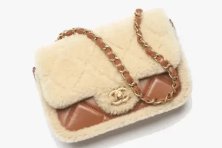 chanel flap bag shearling lambskin 2024